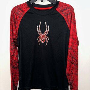Spyder Long sleeve, wicking material top, size L (10)